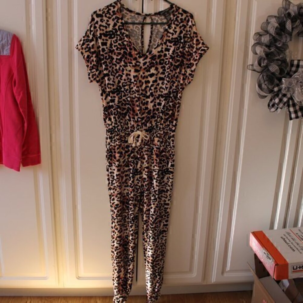 Just One Leopard Romper